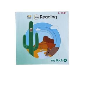 HMH Into Reading Grade 1 mybook #4. Unused. Homeschool. Workbook. School. Learn